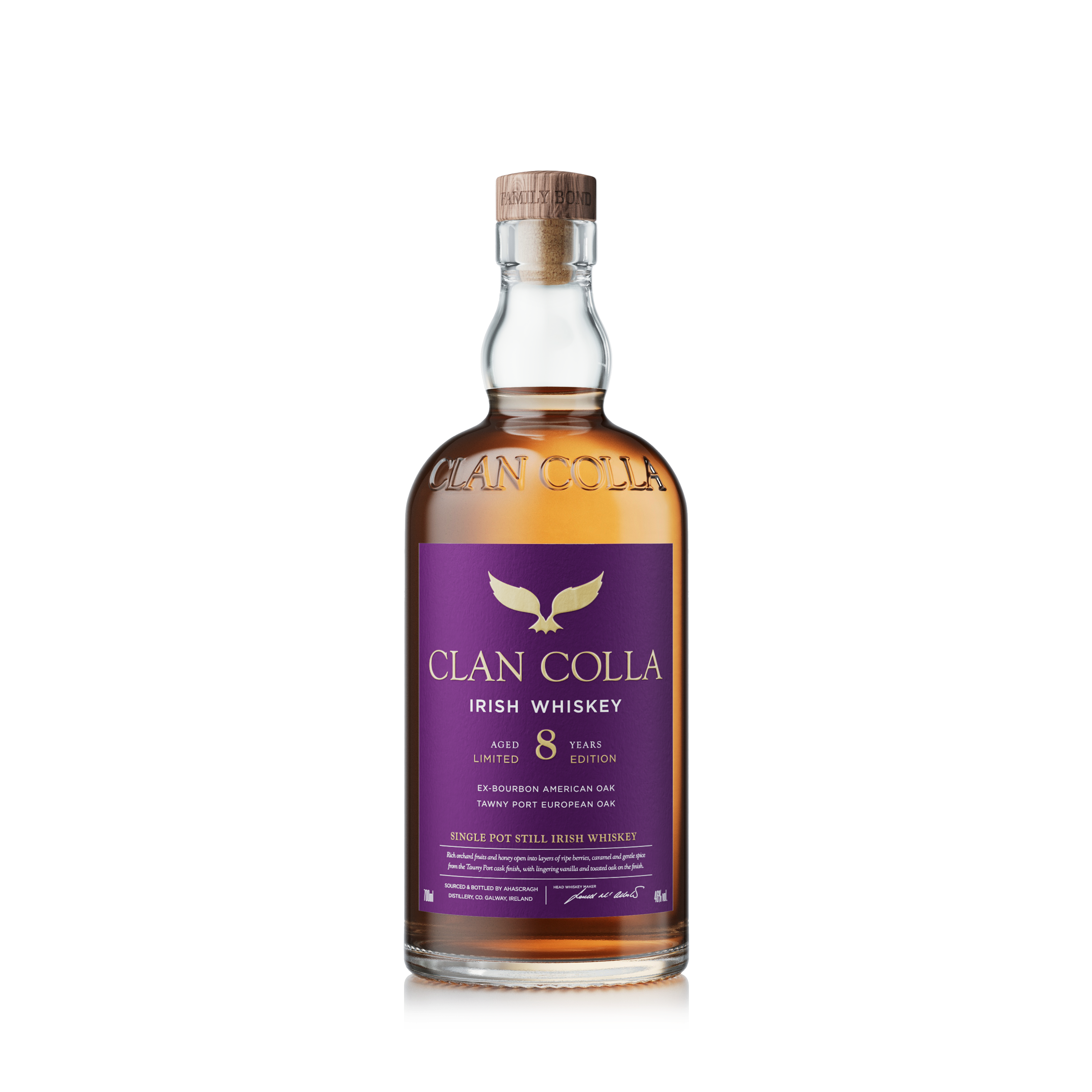 Clan Colla 8 Year Old Tawny Port Finish – Limited Edition Irish Whiskey